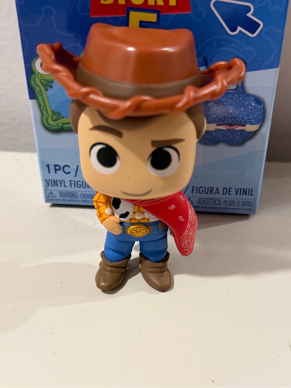 Funko Toy Story 5 Woody Vinyl Figure with Red Bandana and Brown Hat - Picture 2 of 8